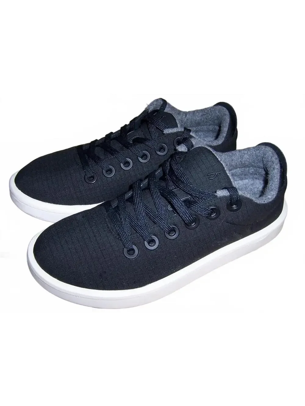 Allbirds Wool Pipers Black White Low Top Sneakers Wms US 7